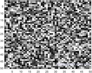 imagesc rand50
