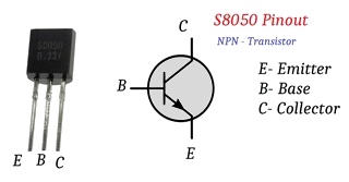 NPN S8050 Pinout 2